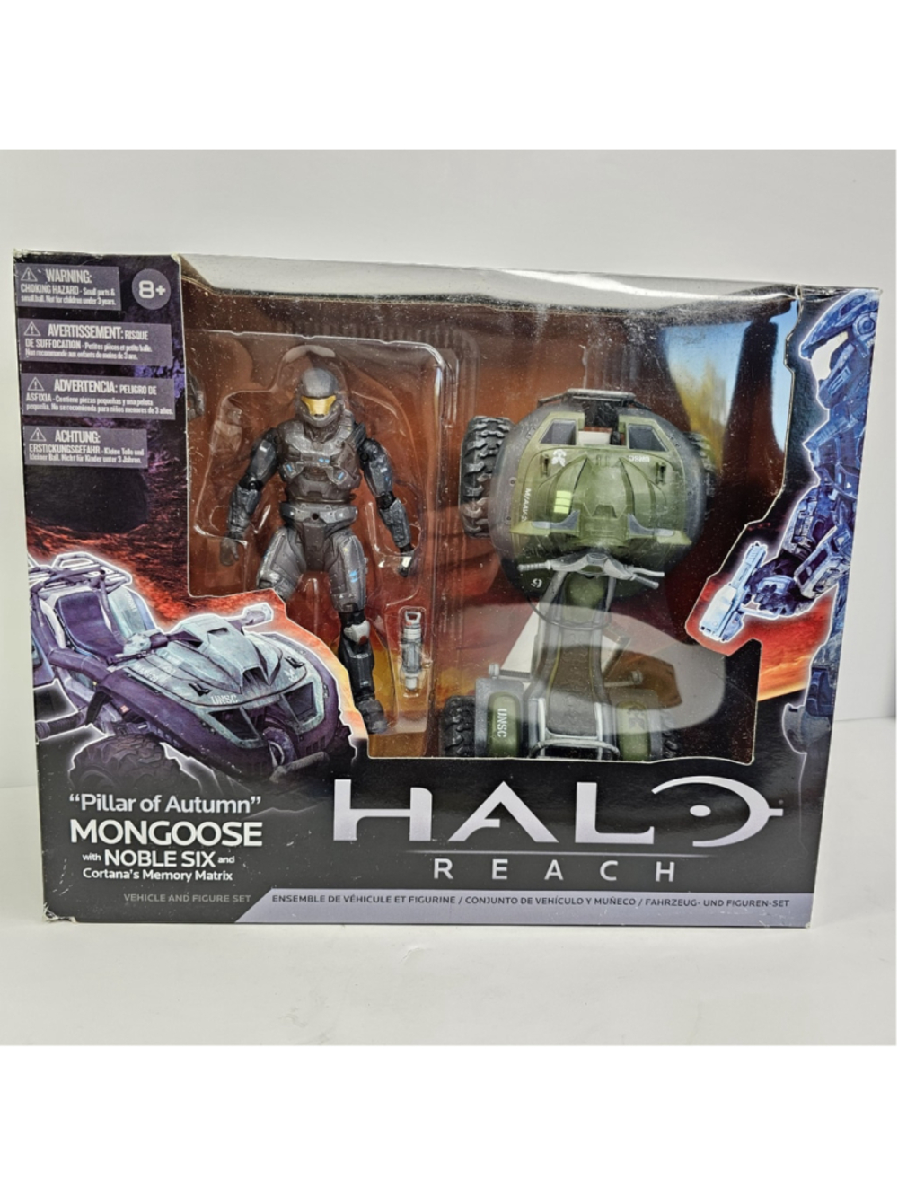 SEALED Halo Reach Pillar of Autumn Mongoose Noble Six Figure Set McFarlane Toys